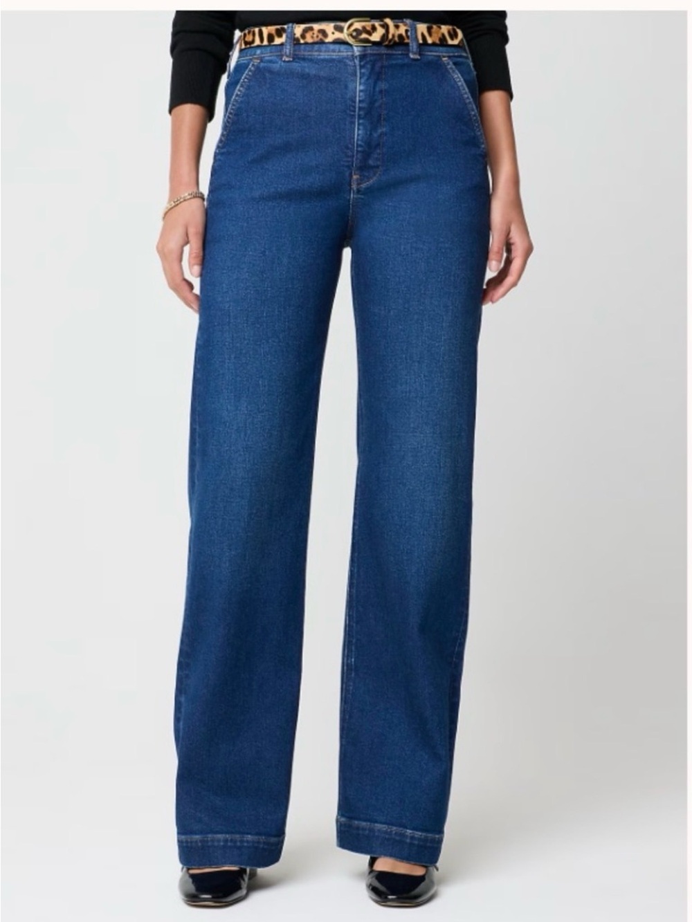J. Crew  Wide-Leg Lightweight  Trouser Jeans Size 31/30